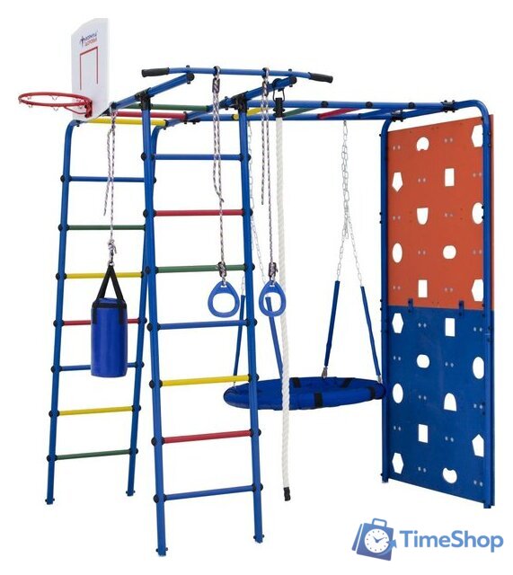 Детский спортивный комплекс Формула здоровья Street 2 (салатовый/радуга) - Изображение №4 — Интернет-магазин Time-Shop