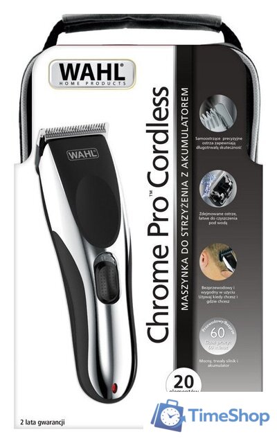 Машинка для стрижки волос Wahl 09649-1316 Chrome Pro - Изображение №4 — Интернет-магазин Time-Shop