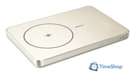 Внешний аккумулятор Xiaomi Super Slim Magnetic Power Bank 5000mAh WPB0507S (золотистый, международная версия) - Изображение №2 — Интернет-магазин Time-Shop