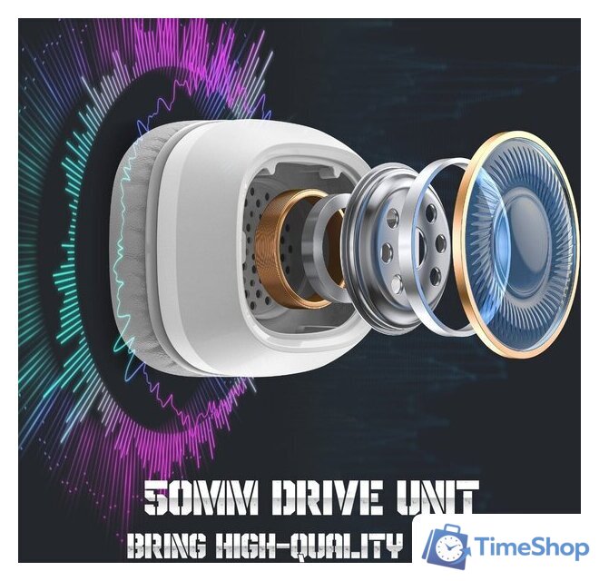 Наушники Onikuma X22 (белый) - Изображение №5 — Интернет-магазин Time-Shop