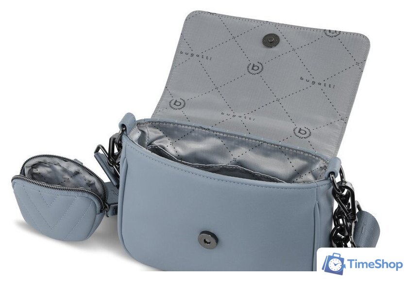 Женская сумка Bugatti Sira 49332039 (голубой) - Изображение №8 — Интернет-магазин Time-Shop