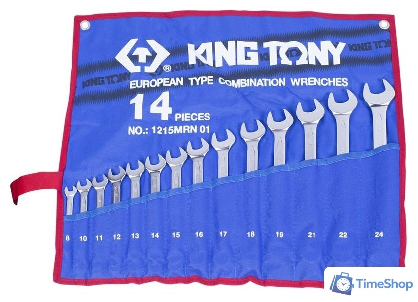 Набор ключей King Tony 1215MRN01 (14 предметов) - Изображение №1 — Интернет-магазин Time-Shop
