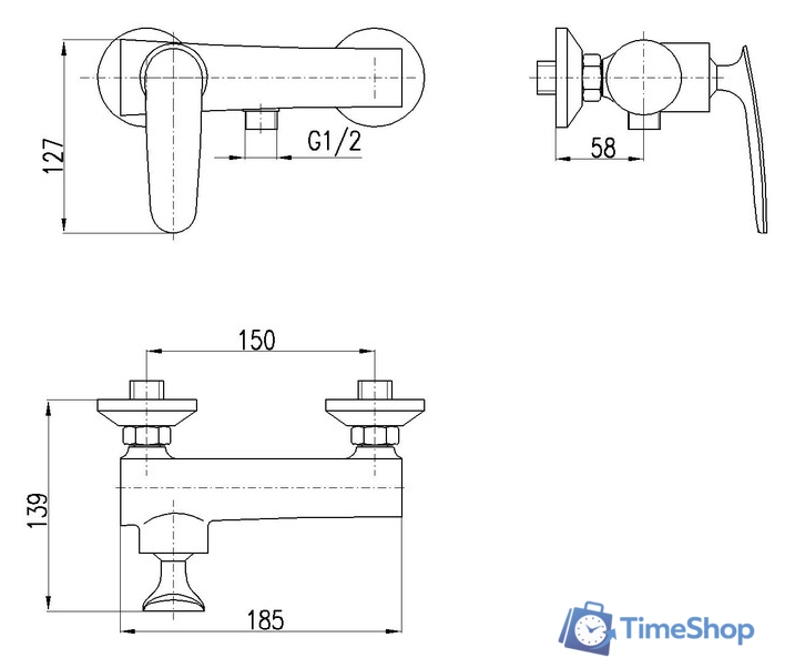 Смеситель Slezak RAV Тигрис TG181.5 (хром) - Изображение №2 — Интернет-магазин Time-Shop