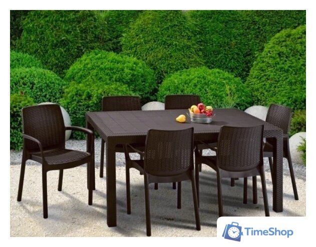 Стол Keter Melody (коричневый) - Изображение №3 — Интернет-магазин Time-Shop