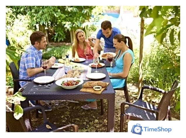 Стол Keter Melody (коричневый) - Изображение №2 — Интернет-магазин Time-Shop