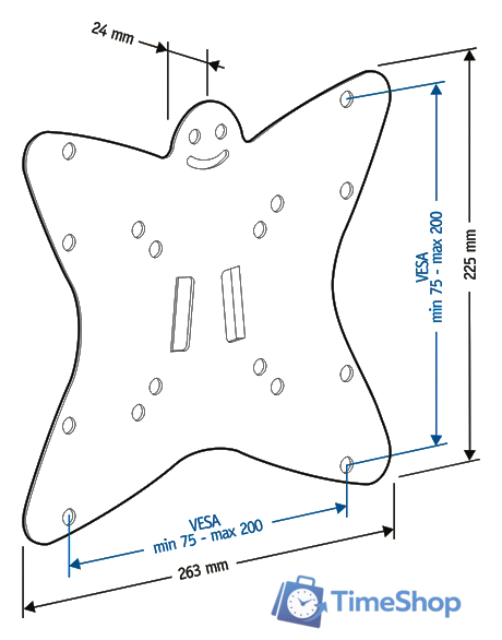 Кронштейн для телевизора Holder LCDS-5049 - Изображение №2 — Интернет-магазин Time-Shop