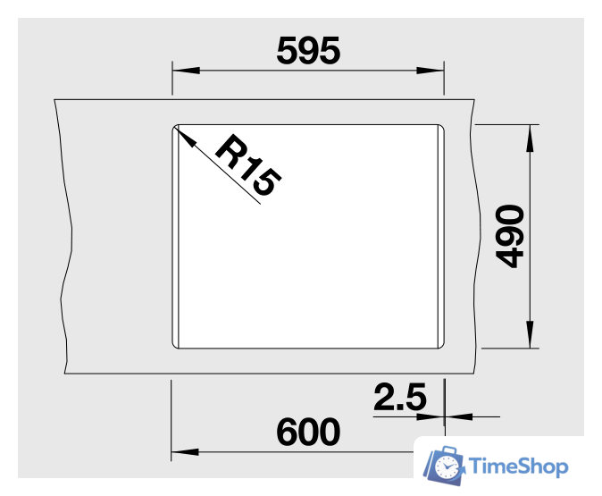 Кухонная мойка Blanco Pleon 6 Split (антрацит) [521689] - Изображение №3 — Интернет-магазин Time-Shop