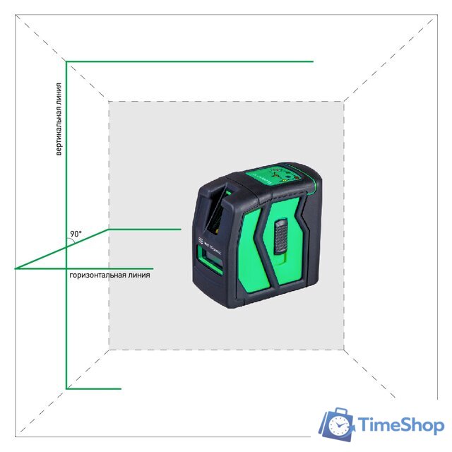 Лазерный нивелир Instrumax Element 2D Green [IM0119] - Изображение №3 — Интернет-магазин Time-Shop