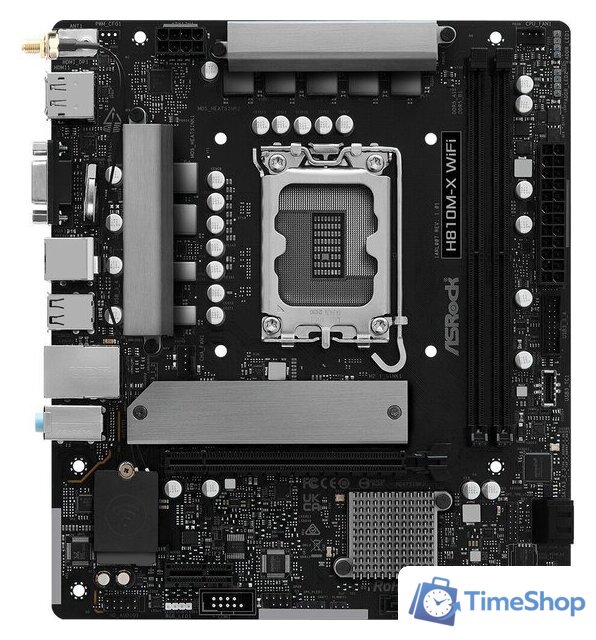 Материнская плата ASRock H810M-X WiFi - Изображение №1 — Интернет-магазин Time-Shop