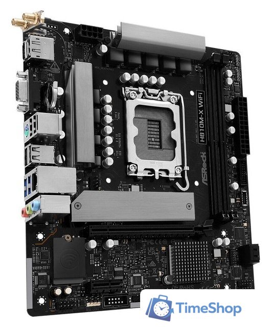 Материнская плата ASRock H810M-X WiFi - Изображение №2 — Интернет-магазин Time-Shop