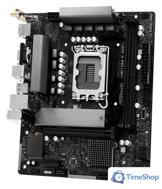 Материнская плата ASRock H810M-X WiFi - Изображение №3 — Интернет-магазин Time-Shop