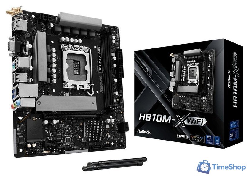 Материнская плата ASRock H810M-X WiFi - Изображение №5 — Интернет-магазин Time-Shop