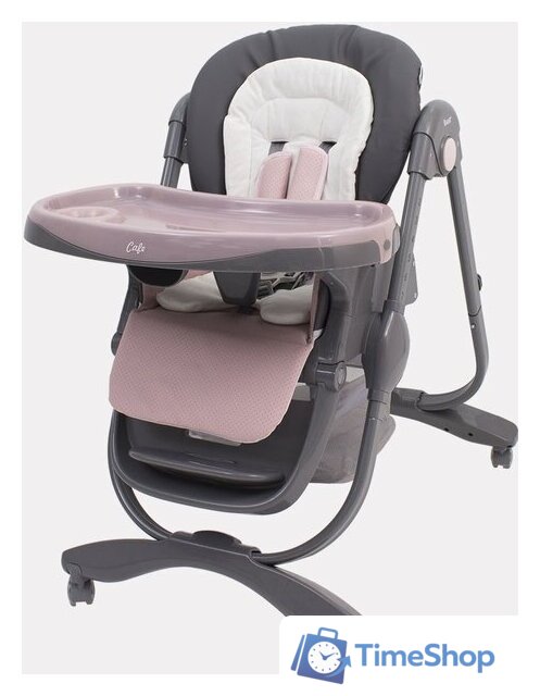 Высокий стульчик Rant Cafe RH300 (серый/розовый) - Изображение №2 — Интернет-магазин Time-Shop