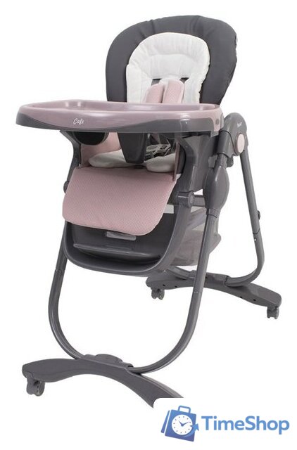 Высокий стульчик Rant Cafe RH300 (серый/розовый) - Изображение №1 — Интернет-магазин Time-Shop