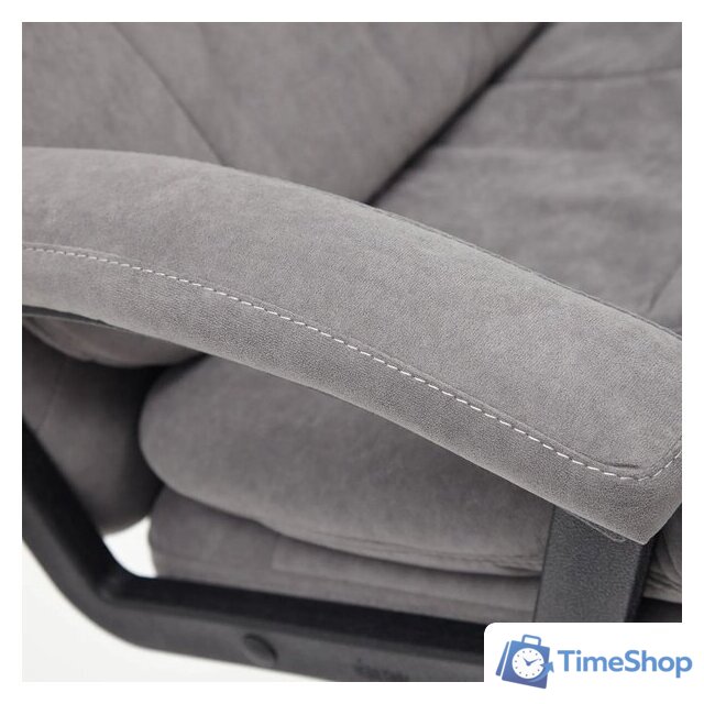 Офисное кресло TetChair Comfort LT флок (серый) - Изображение №19 — Интернет-магазин Time-Shop