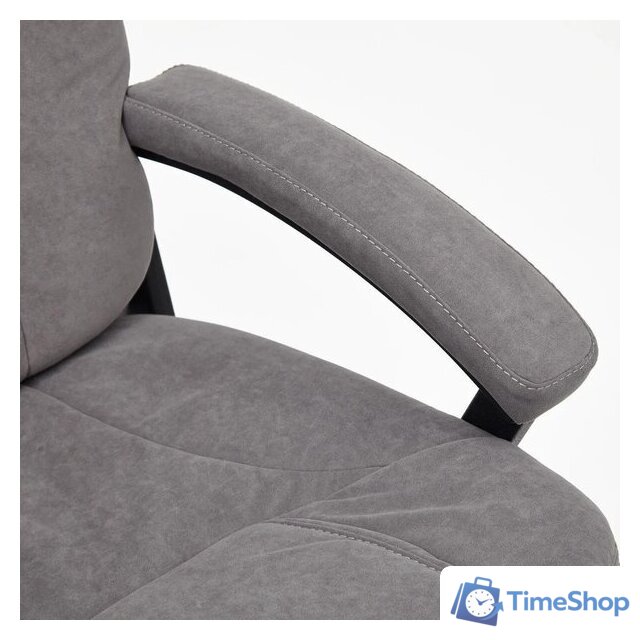 Офисное кресло TetChair Comfort LT флок (серый) - Изображение №8 — Интернет-магазин Time-Shop