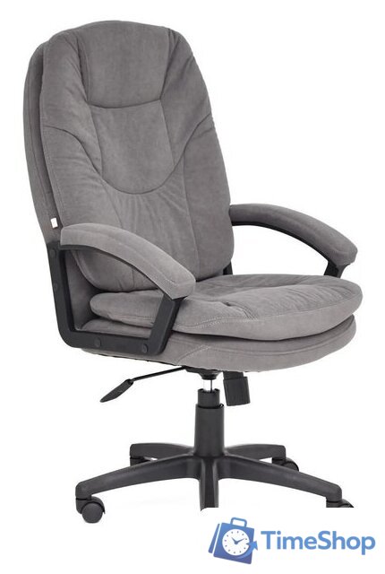 Офисное кресло TetChair Comfort LT флок (серый) - Изображение №1 — Интернет-магазин Time-Shop