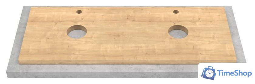  ЗОВ Тумба под умывальник Дион 120 D120LAFM7015MKV5-HPL38T (туя/графит матовый) - Изображение №3 — Интернет-магазин Time-Shop