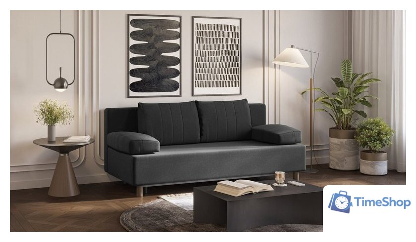 Диван Mio Tesoro Саари SB3 (Malmo 96 Dark Grey) - Изображение №5 — Интернет-магазин Time-Shop