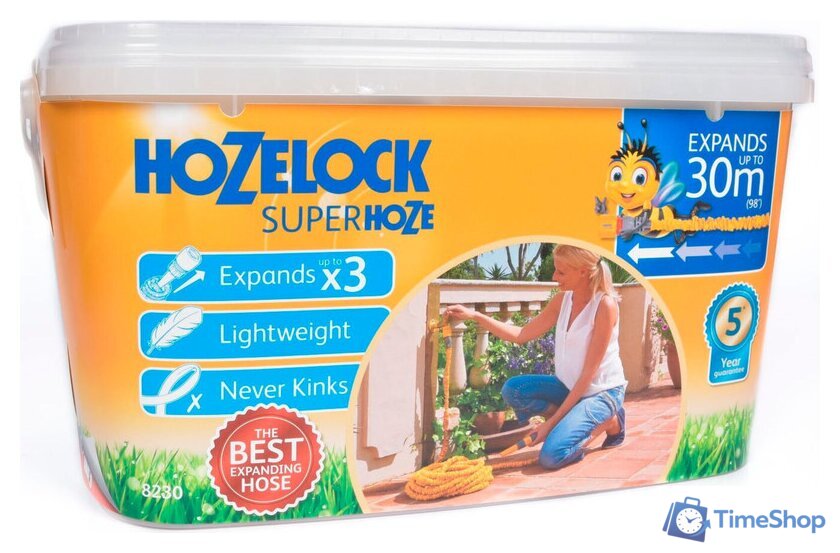 Саморастягивающийся шланг Hozelock 8230 Superhoze (30 м) - Изображение №7 — Интернет-магазин Time-Shop