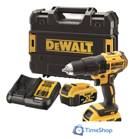 Дрель-шуруповерт DeWalt DCD777M2T (с 2-мя АКБ, кейс) - Изображение №1 — Интернет-магазин Time-Shop