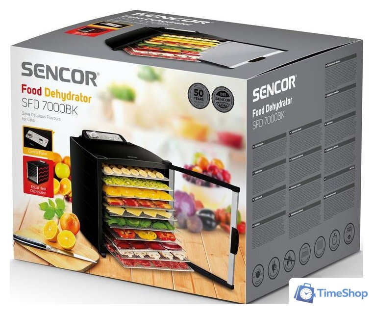 Сушилка для овощей и фруктов Sencor SFD 7000BK - Изображение №22 — Интернет-магазин Time-Shop