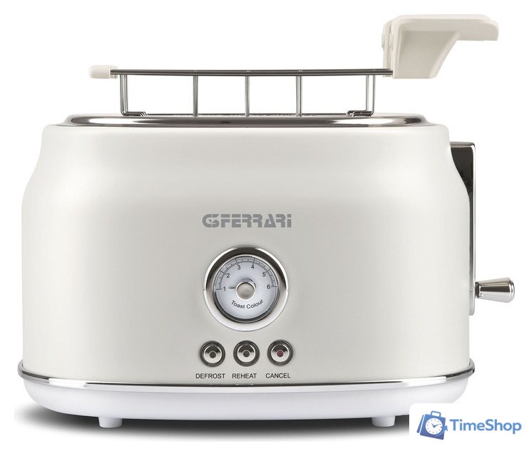 Тостер G3Ferrari G10134 (белый) - Изображение №2 — Интернет-магазин Time-Shop