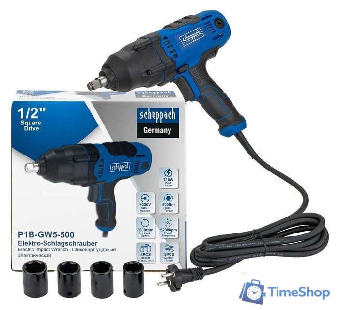 Гайковерт Scheppach Sch-P1B-GW5-500 - Изображение №1 — Интернет-магазин Time-Shop