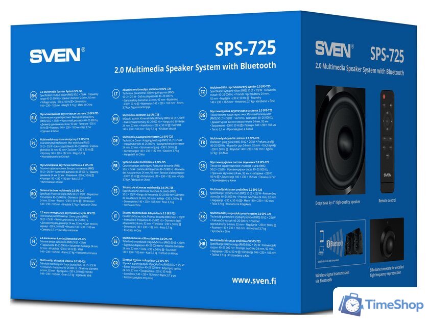 Акустика SVEN SPS-725 - Изображение №10 — Интернет-магазин Time-Shop