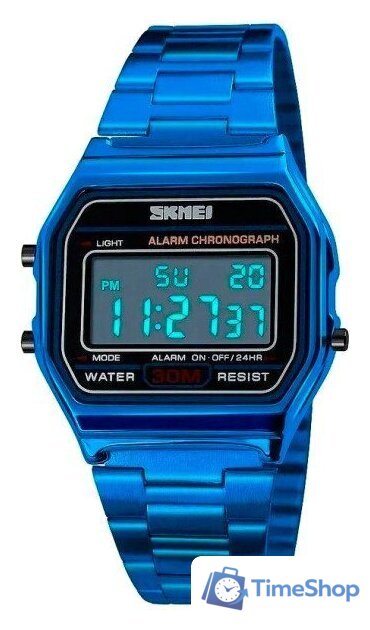Наручные часы Skmei 1123 (синий) - Изображение №1 — Интернет-магазин Time-Shop