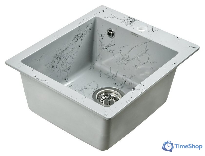 Кухонная мойка Wisent WA10-16 (с сифоном GER013) - Изображение №2 — Интернет-магазин Time-Shop
