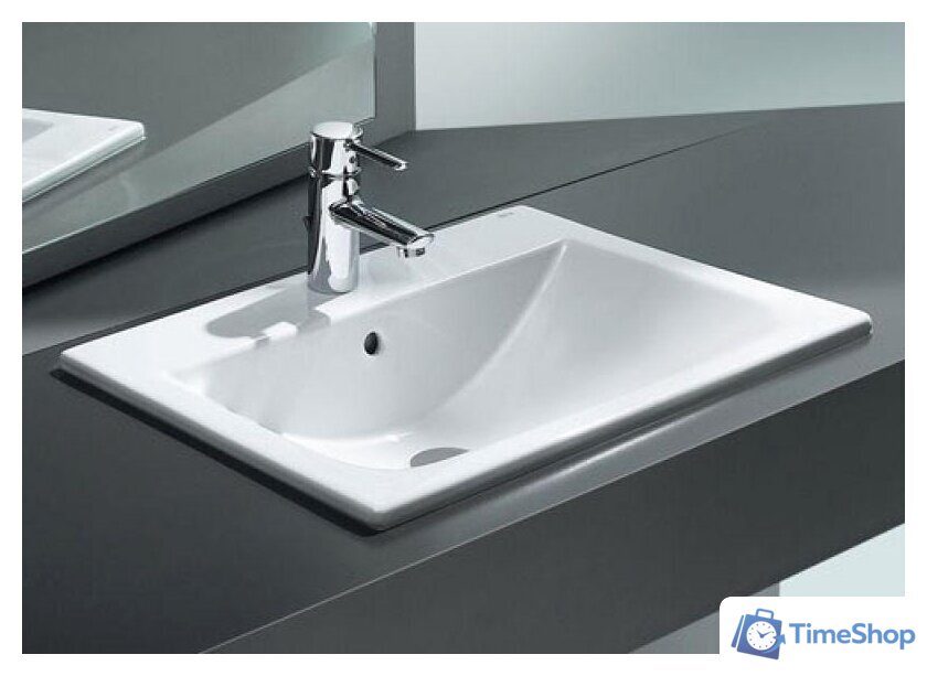 Умывальник Roca Diverta 55x42 [32711600Y] - Изображение №3 — Интернет-магазин Time-Shop