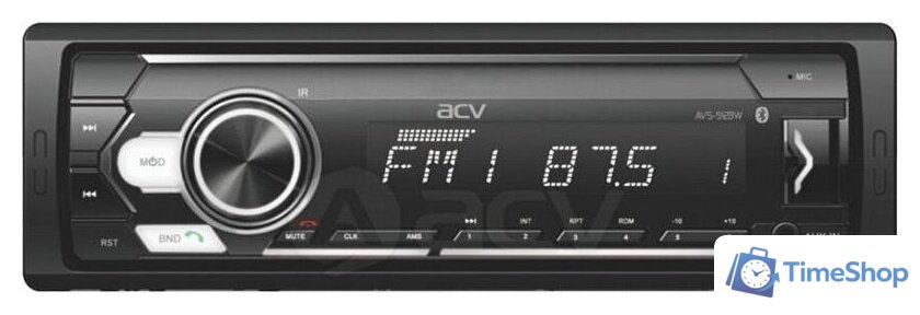 USB-магнитола ACV AVS-912BW - Изображение №1 — Интернет-магазин Time-Shop
