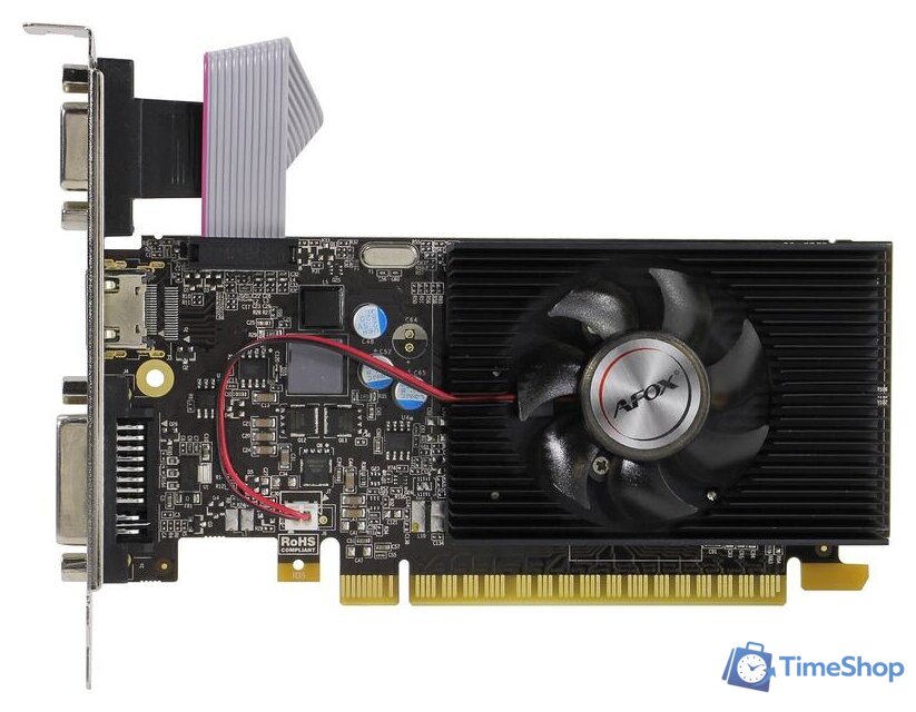 Видеокарта AFOX GeForce GT 730 4GB DDR3 AF730-4096D3L5 - Изображение №1 — Интернет-магазин Time-Shop
