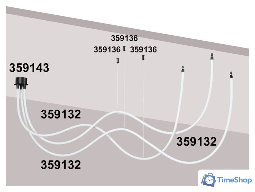 Светильник Novotech Ramo Гибкий неон 359132 - Изображение №3 — Интернет-магазин Time-Shop