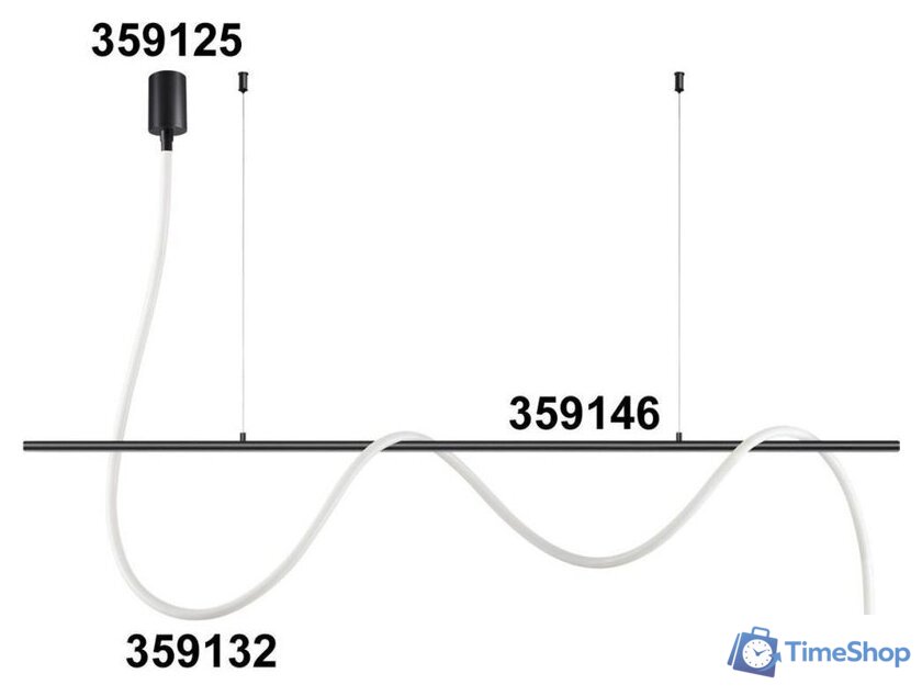 Светильник Novotech Ramo Гибкий неон 359132 - Изображение №6 — Интернет-магазин Time-Shop