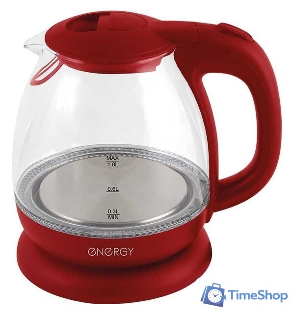 Электрический чайник Energy E-296 (красный) - Изображение №1 — Интернет-магазин Time-Shop