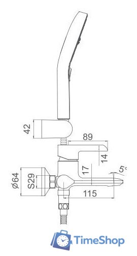 Смеситель Gappo G3203-6 - Изображение №2 — Интернет-магазин Time-Shop