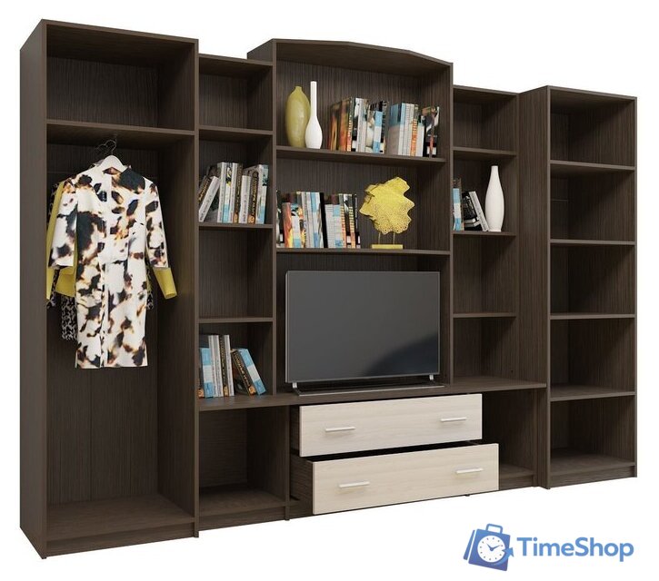 Стенка Горизонт Макарена (венге-дуб) - Изображение №2 — Интернет-магазин Time-Shop