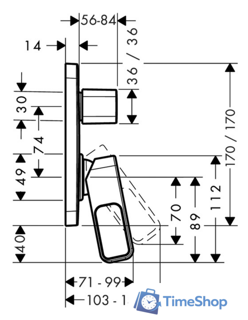 Смеситель Axor Urquiola 11425000 - Изображение №2 — Интернет-магазин Time-Shop
