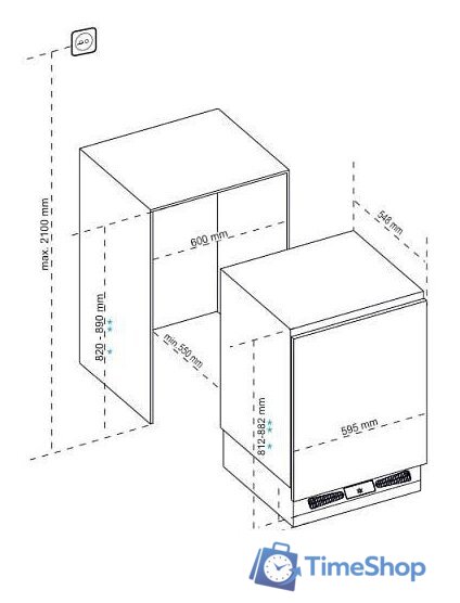 Морозильник Korting KSI 8189 F - Изображение №3 — Интернет-магазин Time-Shop