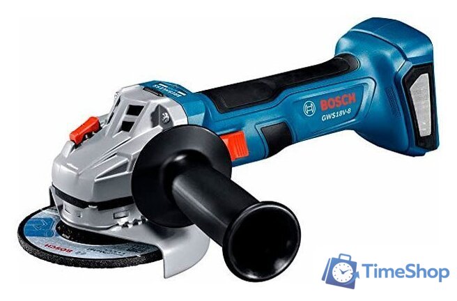 Угловая шлифмашина Bosch GWS 180-LI Professional 06019H9022 (без АКБ) - Изображение №1 — Интернет-магазин Time-Shop