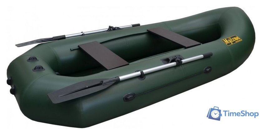 Гребная лодка Муссон К-280 (зеленый) - Изображение №3 — Интернет-магазин Time-Shop