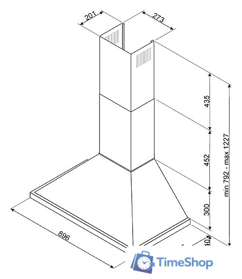 Кухонная вытяжка Smeg KPF9OR - Изображение №3 — Интернет-магазин Time-Shop