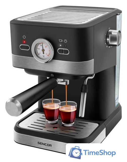 Рожковая кофеварка Sencor SES 1721BK - Изображение №1 — Интернет-магазин Time-Shop