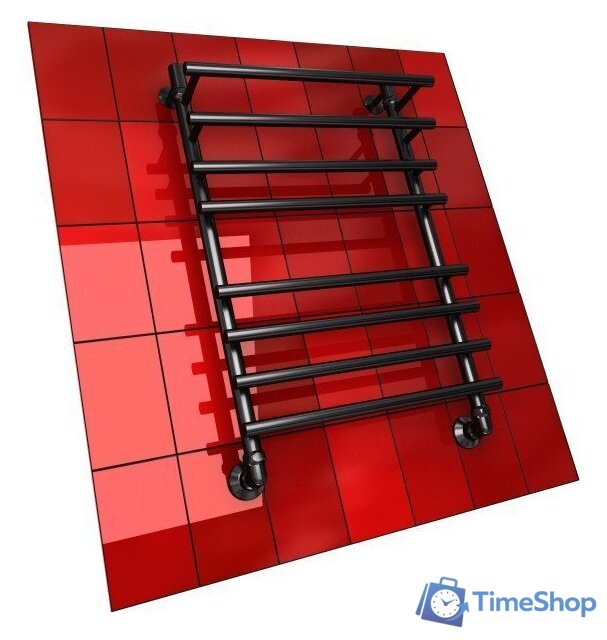 Полотенцесушитель Двин F8 BL Primo 80x50 (черный матовый) - Изображение №2 — Интернет-магазин Time-Shop