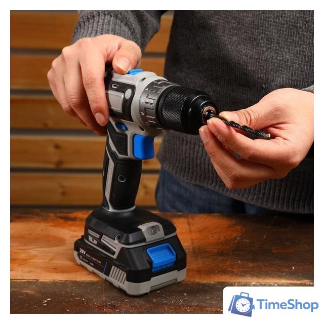 Дрель-шуруповерт Deko ZKCD20V PRO 084-1005 (с 2-мя АКБ, кейс) - Изображение №6 — Интернет-магазин Time-Shop