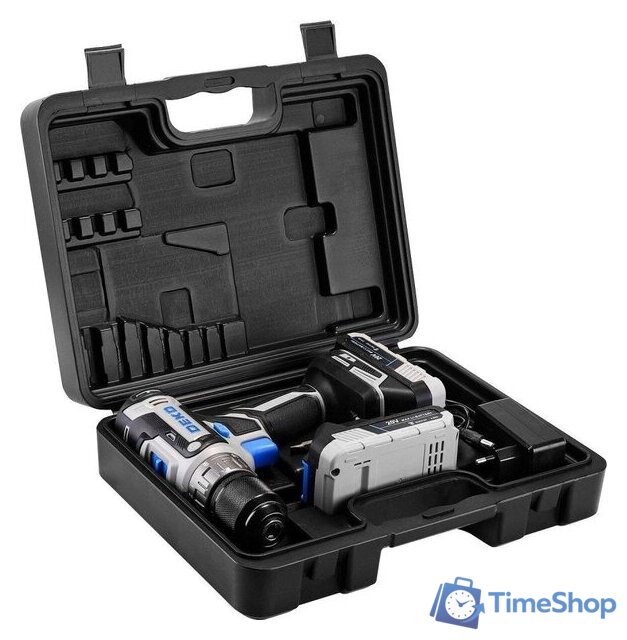 Дрель-шуруповерт Deko ZKCD20V PRO 084-1005 (с 2-мя АКБ, кейс) - Изображение №4 — Интернет-магазин Time-Shop