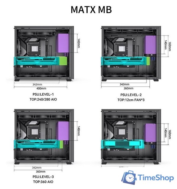 Корпус Jonsbo D41 STD Screen (черный) - Изображение №4 — Интернет-магазин Time-Shop