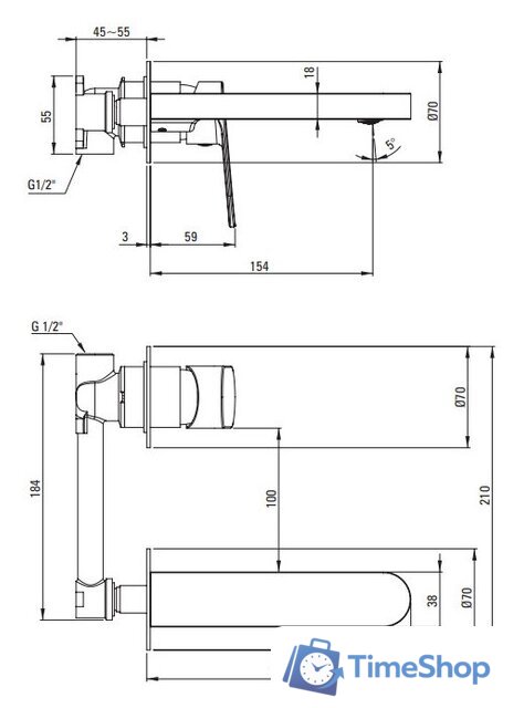 Смеситель Deante Alpinia BGA 055L - Изображение №4 — Интернет-магазин Time-Shop